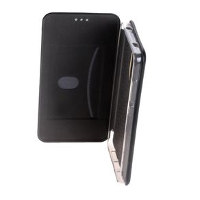 Чехол-книжка FaisON для XIAOMI Redmi 9A, PREMIUM, CA-17, экокожа, с силиконовым креплением, на магните, цвет: чёрный-3