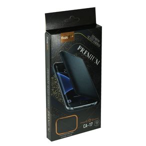 Чехол-книжка FaisON для HUAWEI Honor 9C, PREMIUM, CA-17, экокожа, с силиконовым креплением, на магните, цвет: чёрный-4