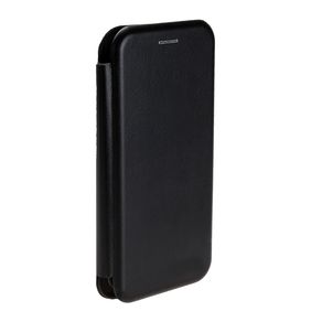 Чехол-книжка FaisON для XIAOMI Mi A3, PREMIUM, экокожа, с силиконовым креплением, на магните, цвет: чёрный-1