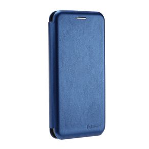 Чехол-книжка FaisON для XIAOMI Mi CC9, PREMIUM, экокожа, с силиконовым креплением, на магните, цвет: синий-1