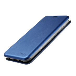 Чехол-книжка FaisON для XIAOMI Mi CC9E, PREMIUM, CA-17, экокожа, с силиконовым креплением, на магните, цвет: синий-2