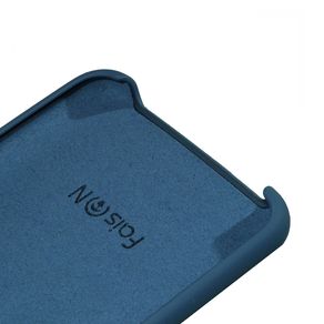 Чехол силиконовый FaisON для HUAWEI P40 Pro, №20, Silicon Case, тонкий, непрозрачный, матовый, цвет: тёмный, синий-2