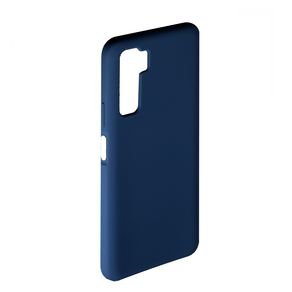Чехол силиконовый FaisON для HUAWEI P40 Pro, №20, Silicon Case, тонкий, непрозрачный, матовый, цвет: тёмный, синий-1