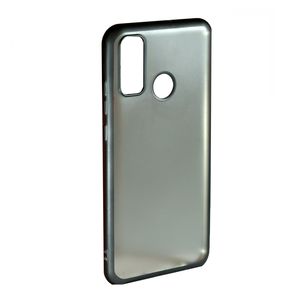 Чехол силиконовый FaisON для HUAWEI P Smart (2020), Stylish, тонкий, прозрачный, глянцевый, цвет: чёрный-1
