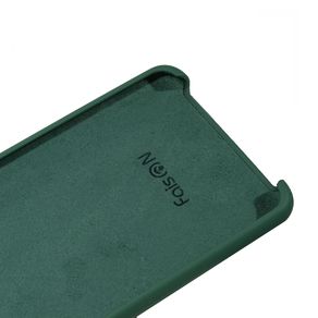 Чехол силиконовый FaisON для HUAWEI Honor 30, №44, Silicon Case, тонкий, непрозрачный, матовый, цвет: тёмно-зелёный-2