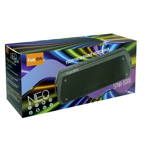 Колонка портативная FaisON, SPNR-5000, пластик, Bluetooth, FM, TF, TWS, USB, AUX, цвет: чёрный-4