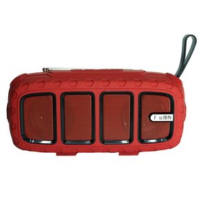 Колонка портативная FaisON, SPNR-5018fm, пластик, Bluetooth, FM, TF,  TWS, USB, AUX, цвет: красный-2