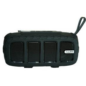 Колонка портативная FaisON, SPNR-5018fm, пластик, Bluetooth, FM, TF,  TWS, USB, AUX, цвет: чёрный-2