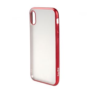 Чехол силиконовый FaisON для XIAOMI Redmi 9A, Stylish, тонкий, прозрачный, глянцевый, цвет: красный-1