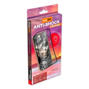 Стекло защитное FaisON для SAMSUNG Galaxy A31, GL-02, Anti-shock Ceramic, глянцевое, полный клей, цвет: чёрный, мятая упаковка-1