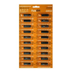 Батарейка AAA FaisON FS-B-1061 LR03-20BL Super Alkaline, 1.5B, (штучно отрезные, 20/200/800)-1