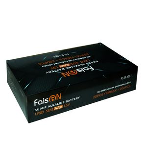 Батарейка AAA FaisON FS-B-1061 LR03-20BL Super Alkaline, 1.5B, (штучно отрезные, 20/200/800)-2