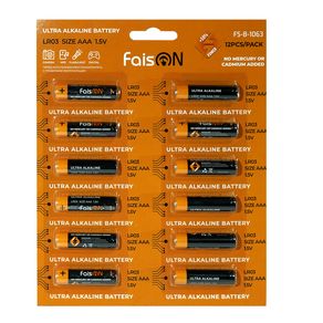 Батарейка AAA FaisON FS-B-1063 LR03-6*2BL Ultra Alkaline, 1.5B, (12/120/960)-1