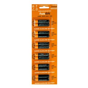 Батарейка AAA FaisON FS-B-1065 LR03-6*2BL Super Alkaline, 1.5B, 6 упаковок по 2 шт, (штучно отрезные, 12/120/960)-1