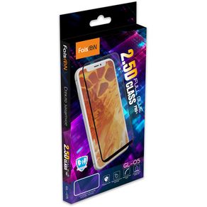 Стекло защитное FaisON для SAMSUNG Galaxy A20/A30/A50, GL-05, Full Screen, 0.33 мм, 2.5D, глянцевое, полный клей, цвет: чёрный-1
