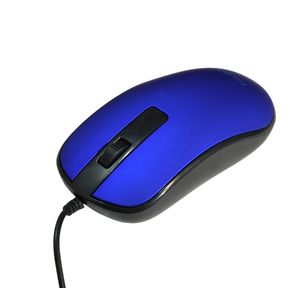 Мышь проводная FaisON, M105, Simple, 1600 DPI, оптическая, USB, 3 кнопки, цвет: синий, в техпаке*-1