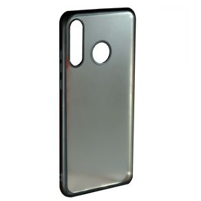 Чехол силиконовый FaisON для HUAWEI Y6P, Stylish, тонкий, прозрачный, глянцевый, цвет: чёрный, в техпаке*-1