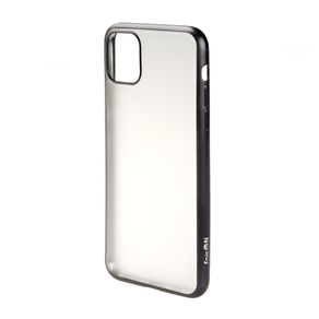 Чехол силиконовый FaisON для HUAWEI Nova 6 SE/ P40 Lite/ Nova 7, Stylish, тонкий, прозрачный, глянцевый, цвет: чёрный, мятая упаковка-1