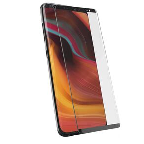 Стекло защитное FaisON для SAMSUNG Galaxy Note 20, GL-09, EDGE, глянцевое, изогнутый край, полный клей, цвет: чёрный, мятая упаковка-2