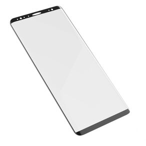 Стекло защитное FaisON для SAMSUNG Galaxy Note 20, GL-09, EDGE, глянцевое, изогнутый край, полный клей, цвет: чёрный, мятая упаковка-3