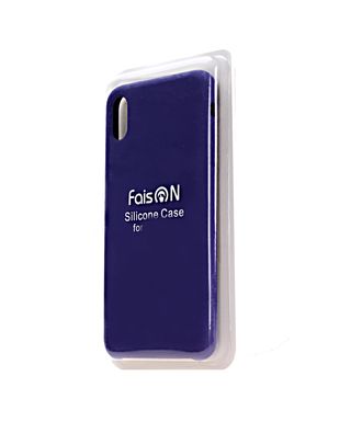 Чехол силиконовый FaisON для APPLE iPhone 6/6S (4.7), №03, Silicon Case, тонкий, непрозрачный, матовый, цвет: фиолетовый, тёмный-1