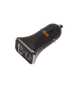 Блок питания автомобильный 1 USB, Type-C FaisON, FS-Z-426, SONDER, 3100mA, пластик, цвет: чёрный-1