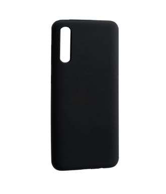 Чехол силиконовый FaisON для SAMSUNG Galaxy A50, №18, Silicon Case Full, тонкий, непрозрачный, матовый, цвет: чёрный-1