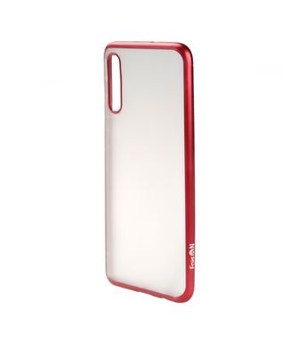 Чехол силиконовый FaisON для SAMSUNG Galaxy A50/A30S/A50S, Stylish, тонкий, прозрачный, глянцевый, цвет: красный-1