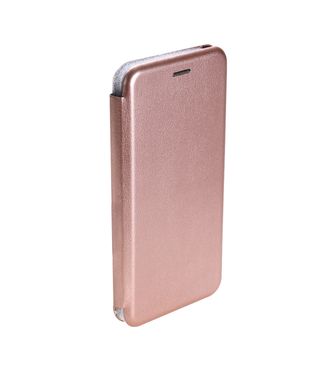 Чехол-книжка FaisON для XIAOMI Redmi Note 10, PREMIUM, экокожа, с силиконовым креплением, на магните, цвет: розовое золото-1