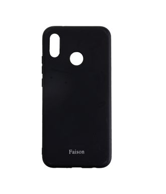 Чехол силиконовый Faison для APPLE iPhone XR, Matte, тонкий, непрозрачный, матовый, цвет: чёрный-1