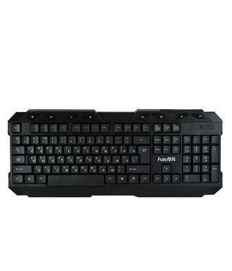 Клавиатура проводная FaisON, Match, KB316, USB, цвет: чёрный-1