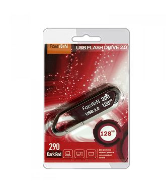 Флеш-накопитель 128Gb FaisON 290, USB 2.0, пластик, красный-1