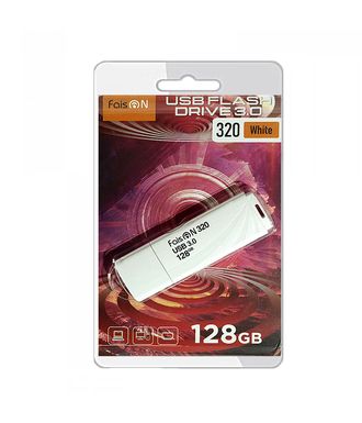 Флеш-накопитель 128Gb FaisON 320, USB 3.0, пластик, белый-1
