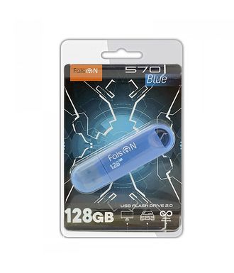 Флеш-накопитель 128Gb FaisON 570, USB 2.0, пластик, синий-1