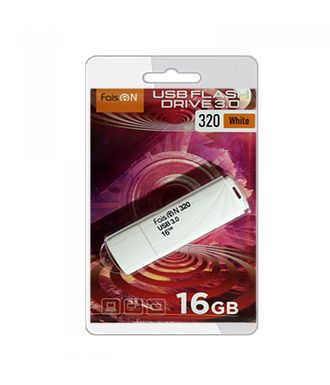 Флеш-накопитель 16Gb FaisON 320, USB 3.0, пластик, белый-1