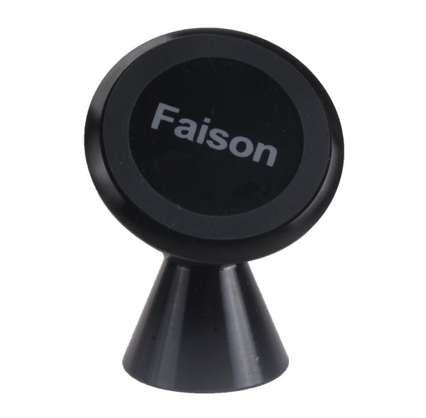 Держатель автомобильный FaisON, FH-05B, для смартфона, пластик, торпедо, магнит, цвет: серебряный-2