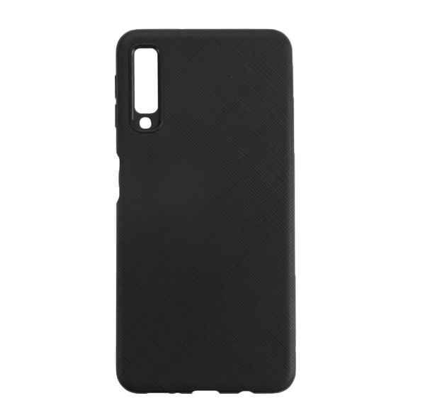 Чехол силиконовый FaisON для SAMSUNG Galaxy A50, Pixel, тонкий, непрозрачный, матовый, цвет: чёрный-1