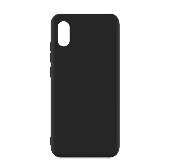 Чехол силиконовый FaisON для SAMSUNG Galaxy A70, Soft Matte, тонкий, непрозрачный, матовый, цвет: чёрный-1