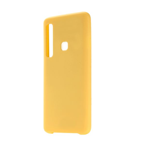 Чехол силиконовый FaisON для SAMSUNG Galaxy A9 (2018), №04, Silicon Case, тонкий, непрозрачный, матовый, цвет: жёлтый-1