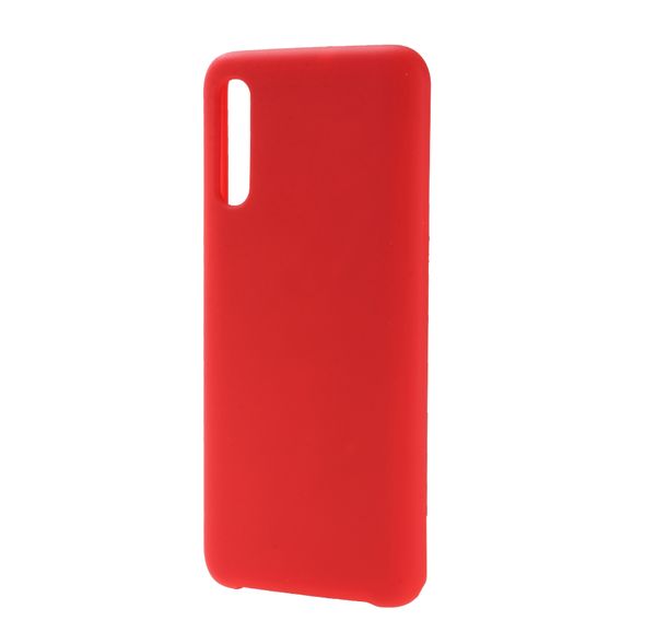 Чехол силиконовый FaisON для SAMSUNG Galaxy A50, №14, Silicon Case, тонкий, непрозрачный, матовый, цвет: красный-1