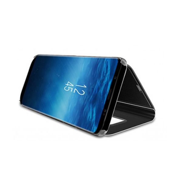 Чехол-книжка FaisON для SAMSUNG Galaxy Note 10, MIRROR, пластик, цвет: чёрный-2