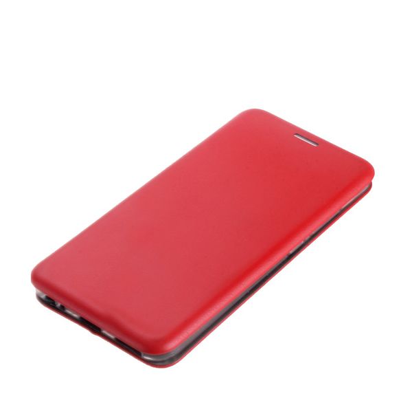 Чехол-книжка FaisON для SAMSUNG Galaxy A71, PREMIUM, экокожа, с силиконовым креплением, на магните, цвет: красный-2