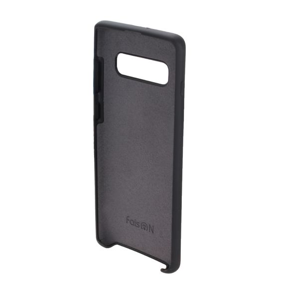 Чехол силиконовый FaisON для SAMSUNG Galaxy S9 Plus, №18, Silicon Case, тонкий, непрозрачный, матовый, цвет: чёрный-2