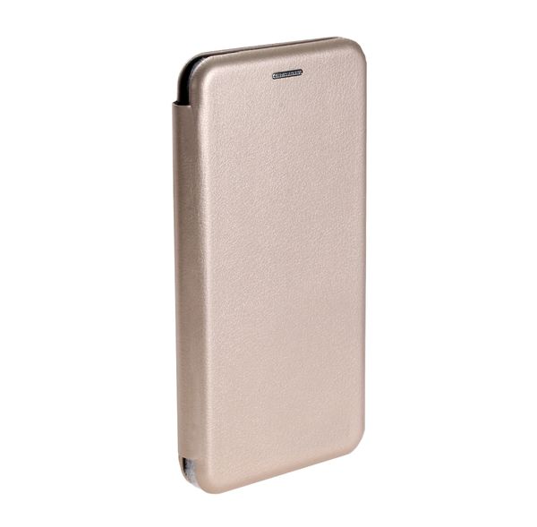 Чехол-книжка FaisON для SAMSUNG Galaxy A71, PREMIUM, экокожа, с силиконовым креплением, на магните, цвет: золотой-1