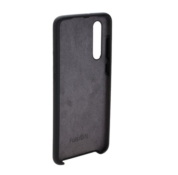Чехол силиконовый FaisON для SAMSUNG Galaxy Note 10 Plus/Note10 Pro, №18, Silicon Case, тонкий, непрозрачный, матовый, цвет: чёрный-2