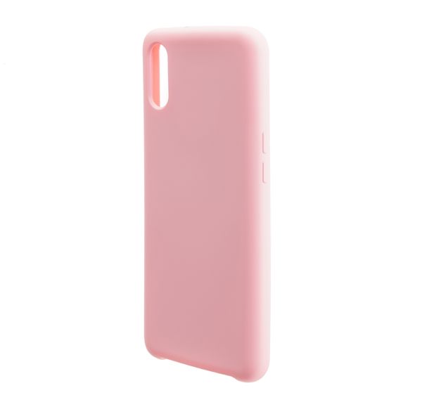 Чехол силиконовый FaisON для SAMSUNG A01, №06, Silicon Case, тонкий, непрозрачный, матовый, цвет: розовый-1