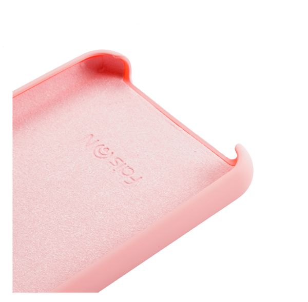 Чехол силиконовый FaisON для SAMSUNG A01, №06, Silicon Case, тонкий, непрозрачный, матовый, цвет: розовый-2