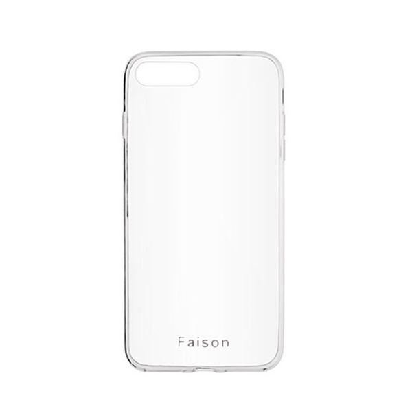Чехол силиконовый FaisON для APPLE iPhone 7/8 Plus, тонкий, прозрачный, глянцевый-1