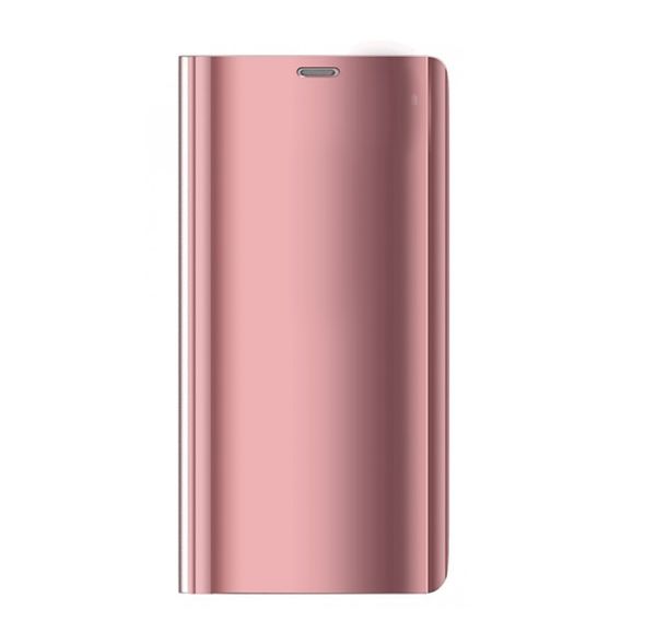 Чехол-книжка FaisON для HUAWEI Honor 7C Pro, MIRROR, пластик, цвет: розовый-1