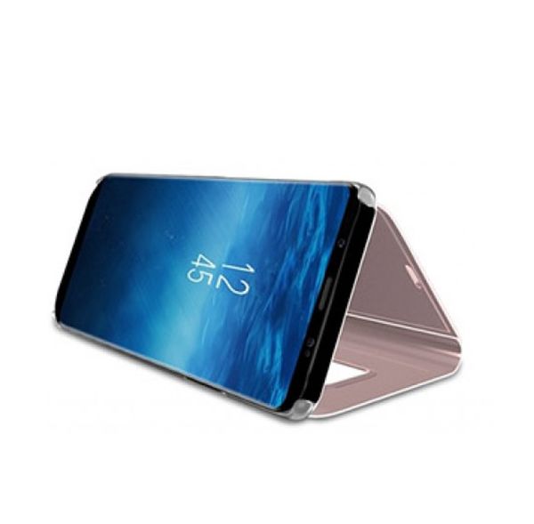 Чехол-книжка FaisON для HUAWEI Honor 7C Pro, MIRROR, пластик, цвет: розовый-2